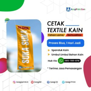 jasa Cetak Spanduk Kain Umbul Umbul Murah