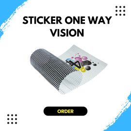 Sticker One Way Vision