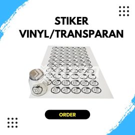 Stiker Vinyl/Transparan