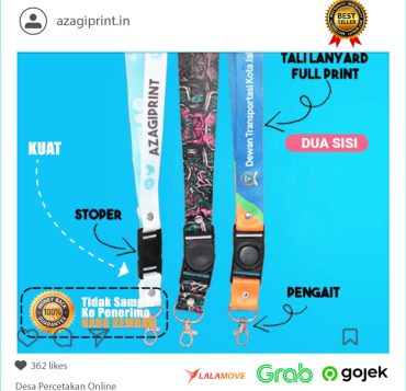 Jasa Cetak lanyard Murah 2 sisi